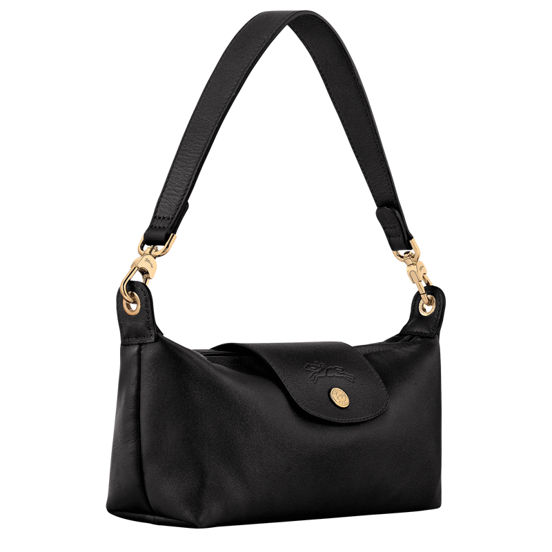 Le Pliage Xtra S Shoulder bag , Black - Leather  - View 3 of  6