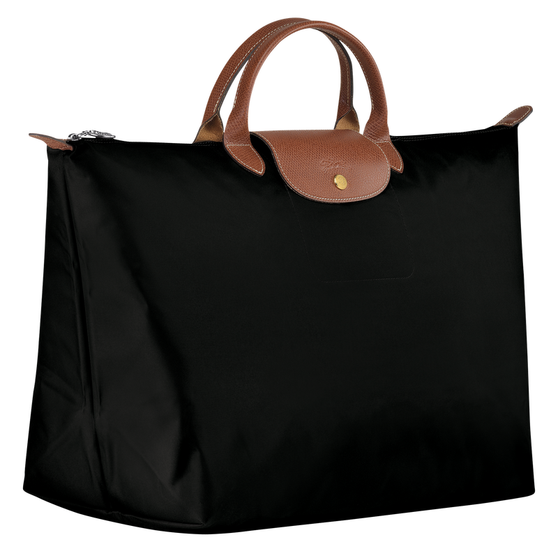 Sac de voyage L Le Pliage Original , Toile recycl&eacute;e - Noir  - Vue 3 de 6