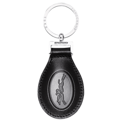 Le Foulonné Key-rings , Black - Leather