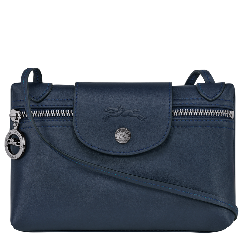 Le Pliage Xtra XS Crossbody bag , Navy - Leather  - View 1 of  5