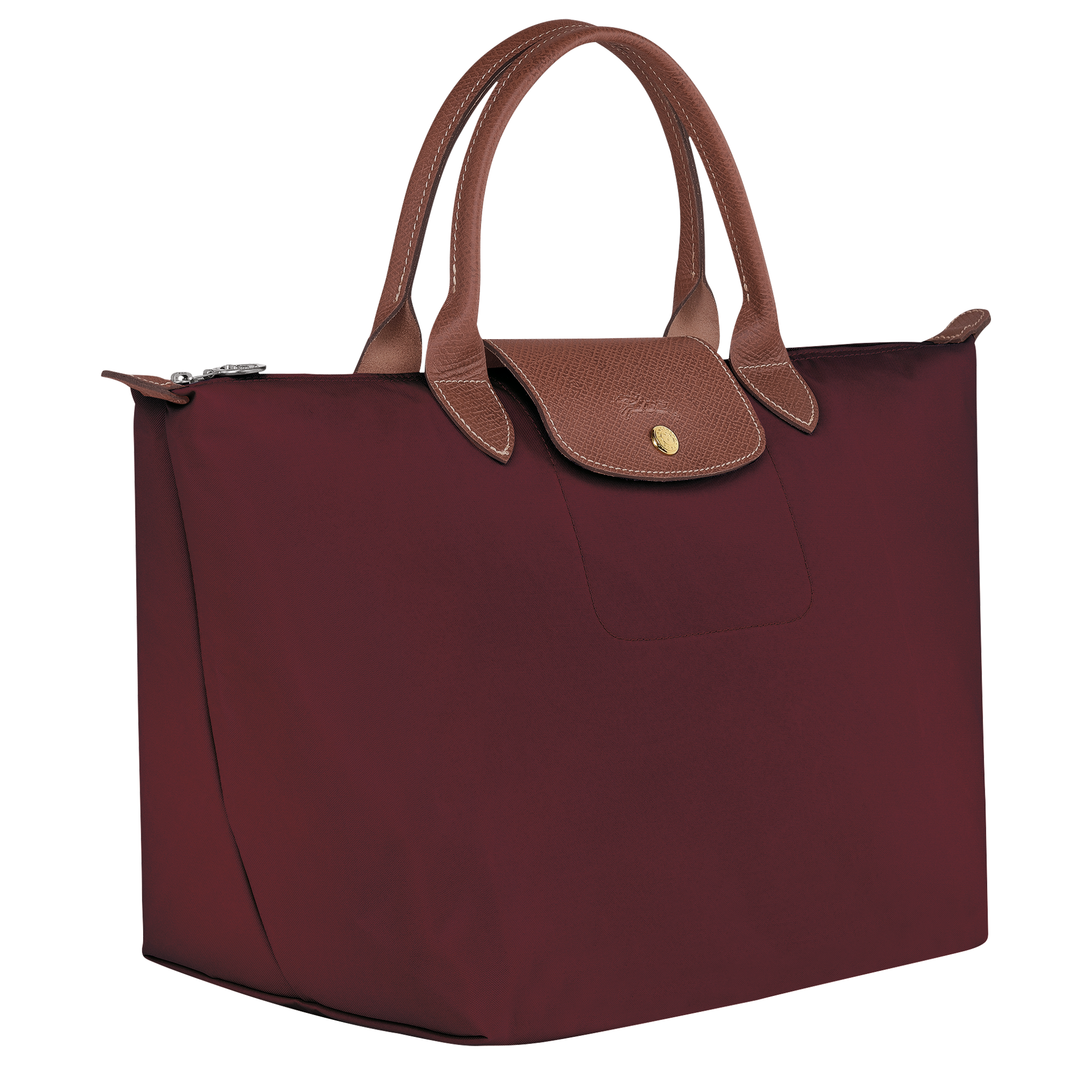 Handbag M, Burgundy - View 3 of
        7 - zoom in Le Pliage Original Handbag M, Burgundy