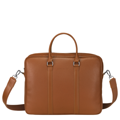 Le Foulonn&eacute; Briefcase S, Caramel