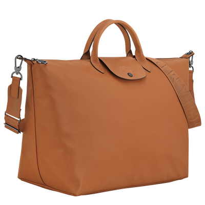 Le Pliage Xtra L Travel bag , Cashew - Leather