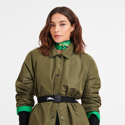 Manège Longchamp 絲質圍巾 50 , 綠色 - 其他