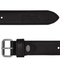 Le Pliage Xtra Ladie's belt , Black - Leather