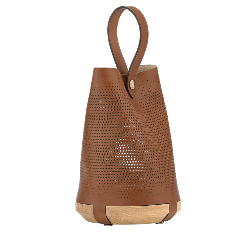 Ostara Lampe Longchamp x Patrick Jouin , Leder - Cognac  - Ansicht 4 von 5