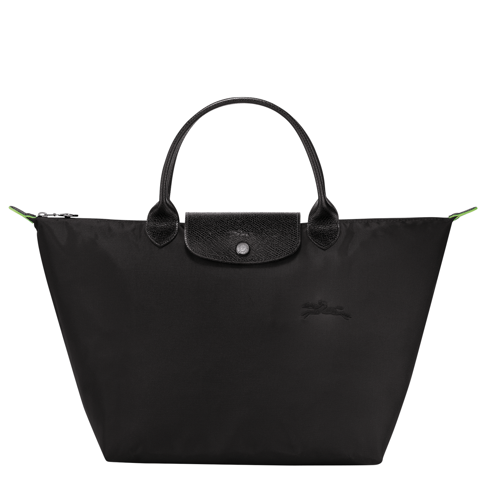 Large black longchamp shop bag