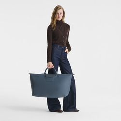 Le Pliage One XL Travel bag , Anthracite - Recycled canvas