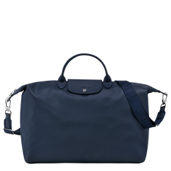 Le Pliage Xtra S Travel bag , Navy - Leather