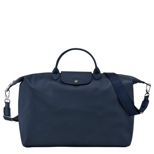 Le Pliage Xtra S Travel bag , Navy - Leather - View 1 of 5