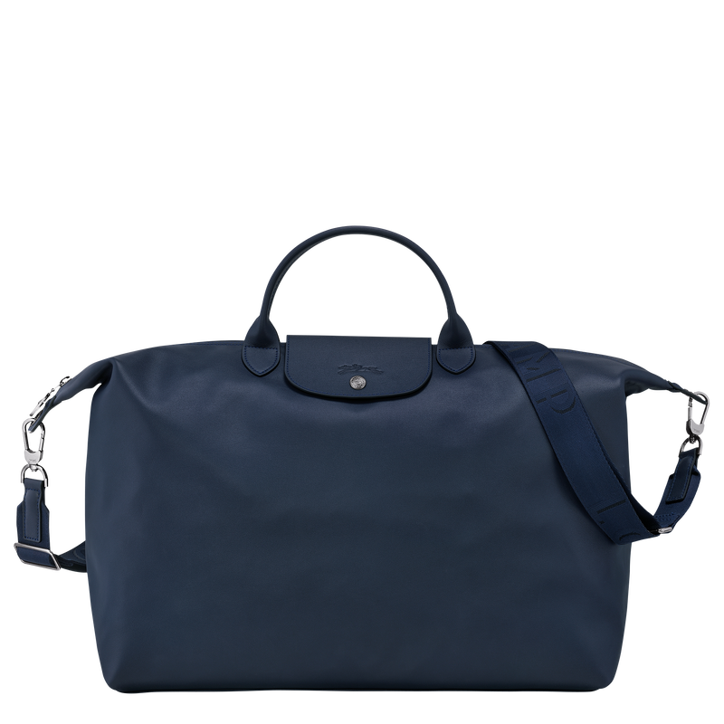 Le Pliage Xtra S Travel bag , Navy - Leather  - View 1 of 5