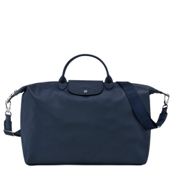 Le Pliage Xtra S Travel bag , Navy - Leather