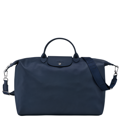Le Pliage Xtra S Travel bag , Navy - Leather - View 1 of  5
