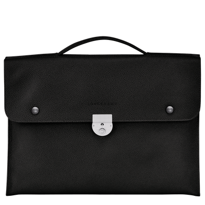 Le Foulonné Briefcase S, Black