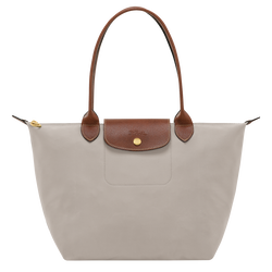 Le Pliage Original M Tote bag , Pebble - Recycled canvas