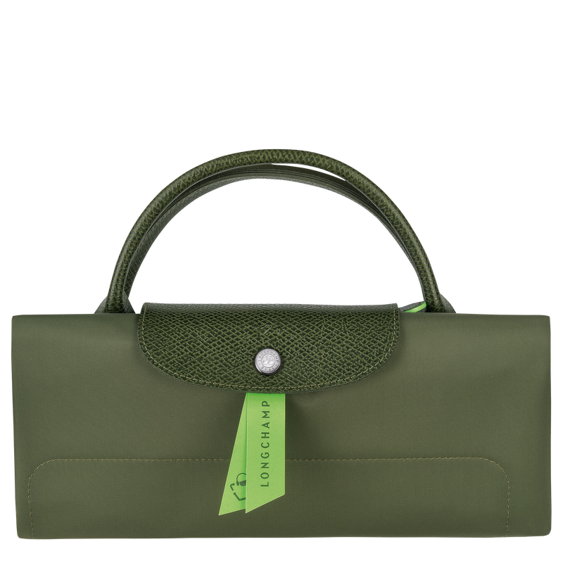 Le Pliage Green M Travel bag , Forest - Recycled canvas  - View 5 of  5