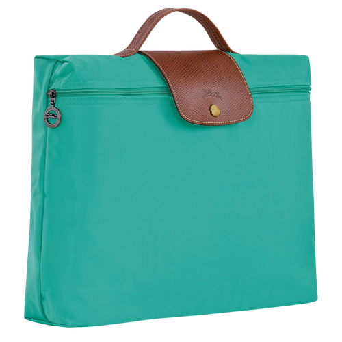 Le Pliage 原創系列 公事包 S , 綠松石色 - 再生帆布 - 查看 2 5