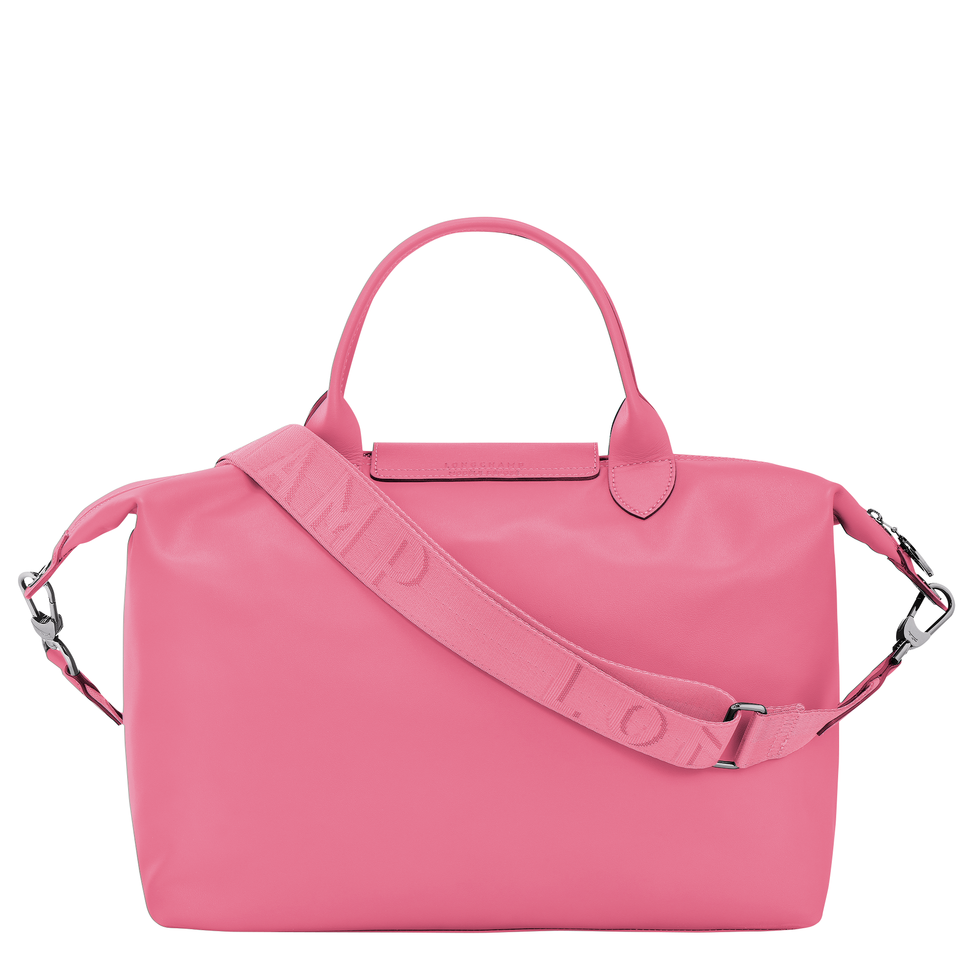 Longchamp Le Pliage Medium Nylon Handbag in Pink
