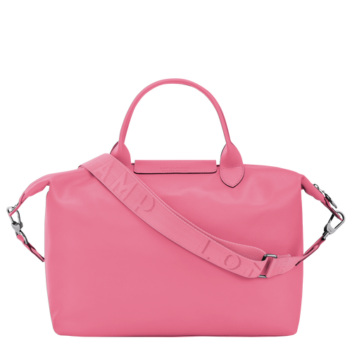 Le Pliage Xtra L Handbag , Pink - Leather - View 4 of  6