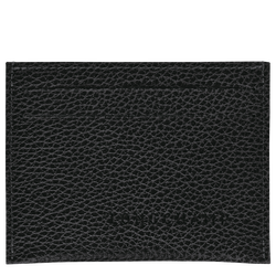 Le Foulonn&eacute; Card holder , Black - Leather