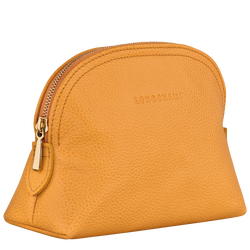 Le Foulonné Pouch , Apricot - Leather