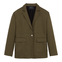 Jacket , Khaki - Gabardine
