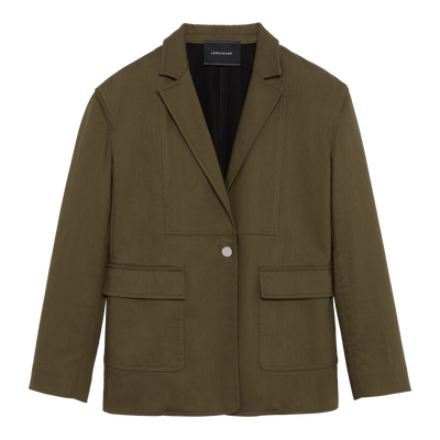 Jacke , Gabardine - Khaki