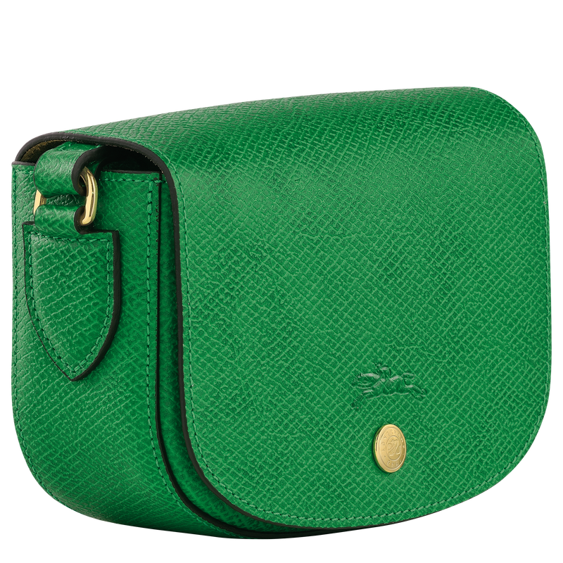 Sac bandoulière XS Épure , Cuir - Vert  - Vue 3 de 4