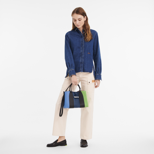 Handtasche M Roseau , Leder - Multicolor - Ansicht 2 von 6