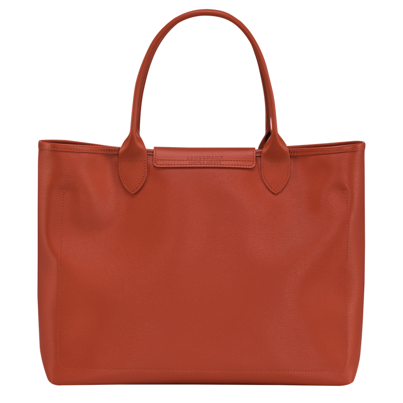 Le Pliage City L Tote bag Terracotta - Canvas (10182HYQ213)