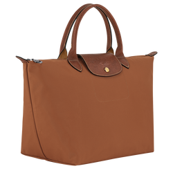 Le Pliage Original M Handbag , Cognac - Recycled canvas