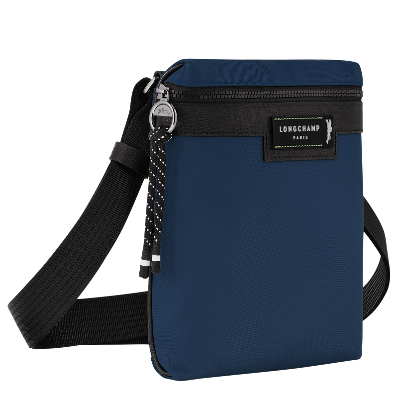 Le Pliage Energy S Crossbody bag , Navy - Recycled canvas  - View 3 of 6