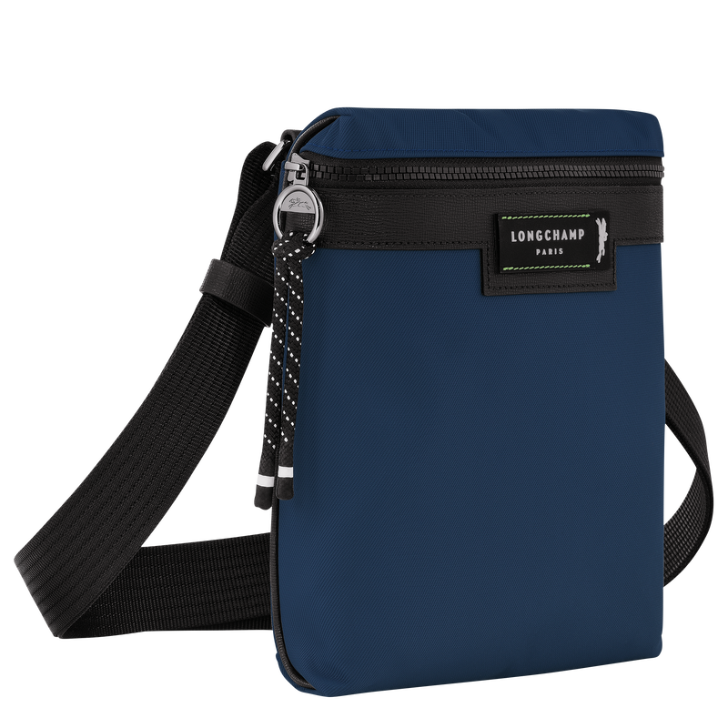 Le Pliage Energy S Crossbody bag , Navy - Recycled canvas  - View 3 of  4