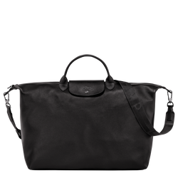 Le Pliage Xtra L Travel bag , Black - Leather