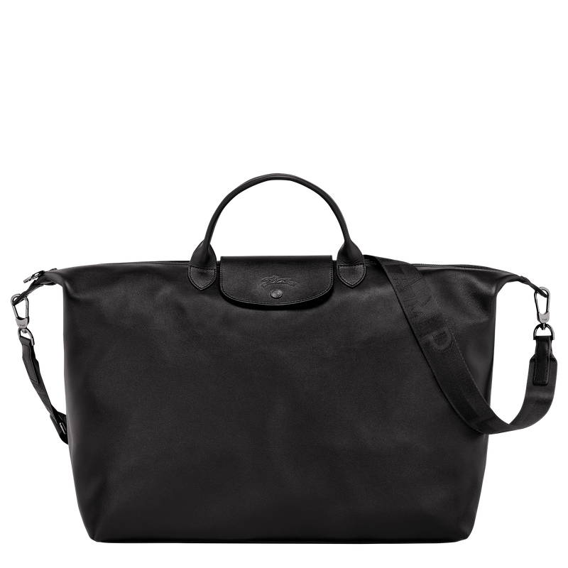 Le Pliage Xtra L Travel bag , Black - Leather  - View 1 of  6