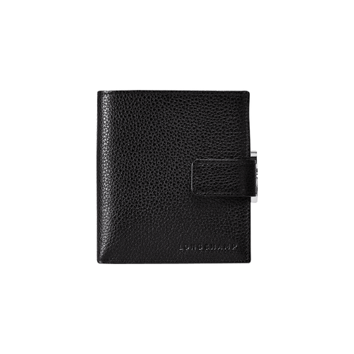 Compact wallet, 047 Black Compact wallet, 047 Black, hi-res