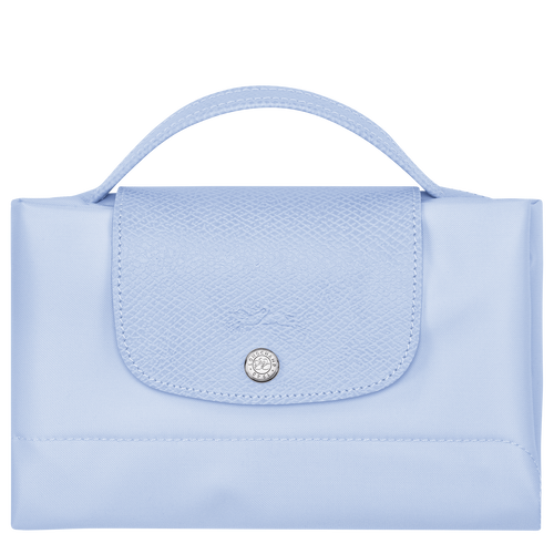 Le Pliage Green S Briefcase , Sky Blue - Recycled canvas - View 6 of 6