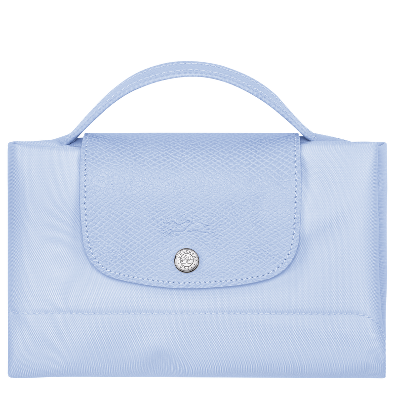 Le Pliage Green S Briefcase , Sky Blue - Recycled canvas  - View 6 of 6