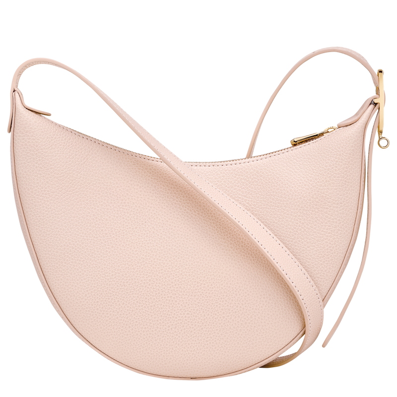 Sac bandouli&egrave;re S Le Foulonn&eacute; , Cuir - Cr&egrave;me  - Vue 4 de 6