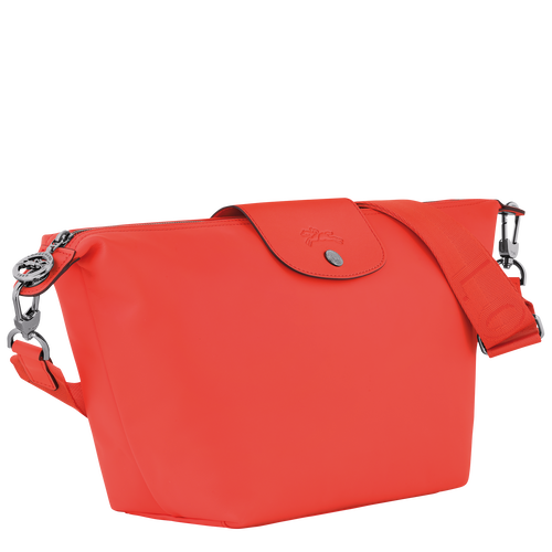 Le Pliage Xtra S Hobo bag , Orange - Leather - View 3 of  6