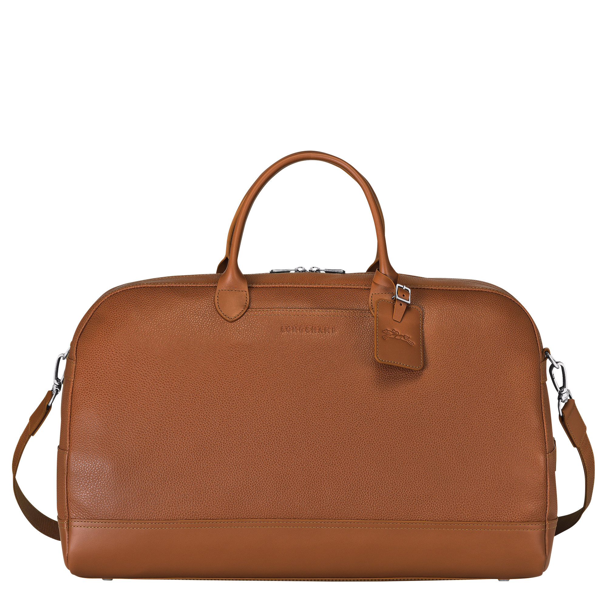 Caramel Leather Travel Bag