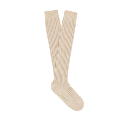 Socks , Beige - Knit