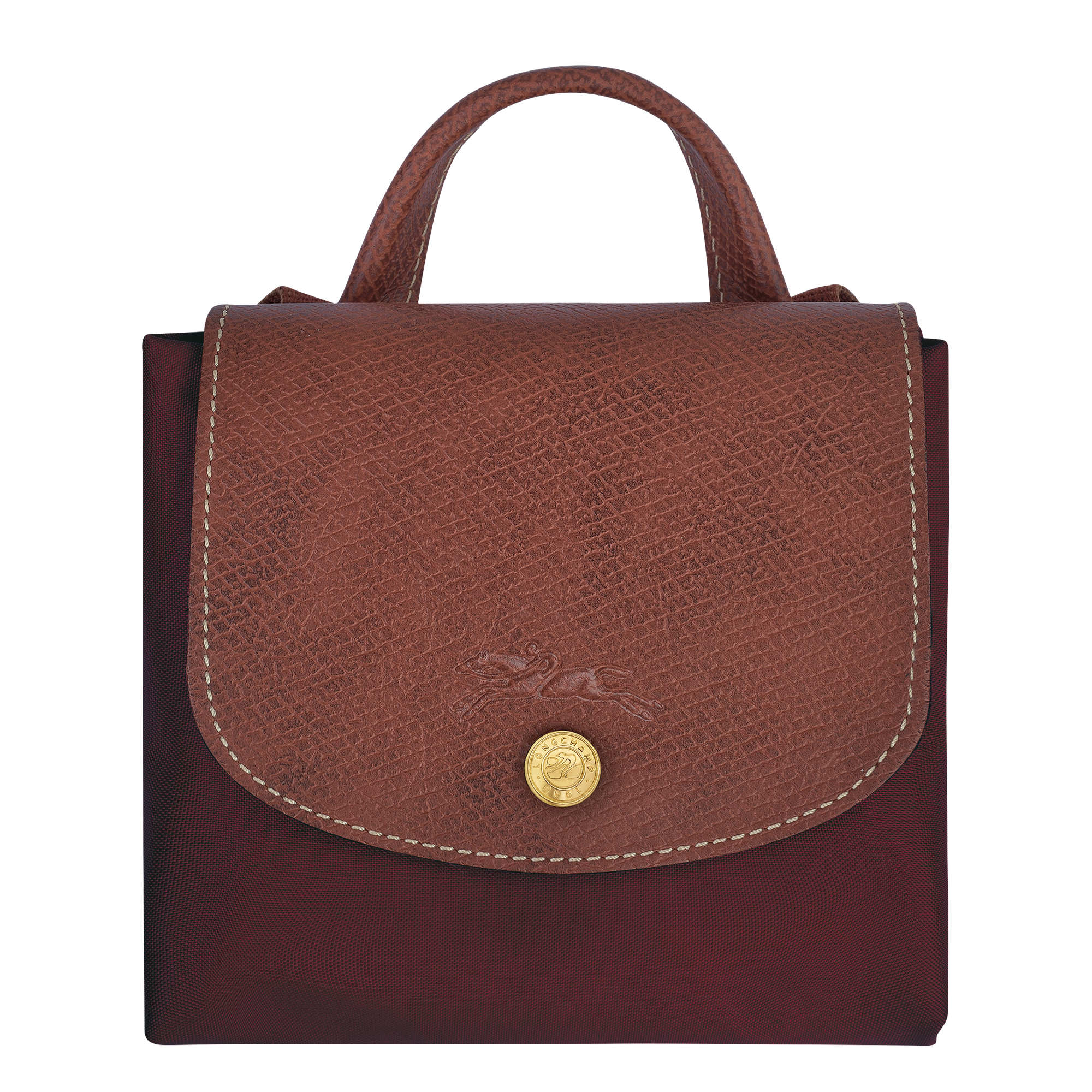 Backpack, Burgundy - View 6 of
6 - zoom in Le Pliage Original Backpack, Burgundy