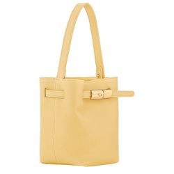 Le Smart XS Bucket bag , Hay - Leather