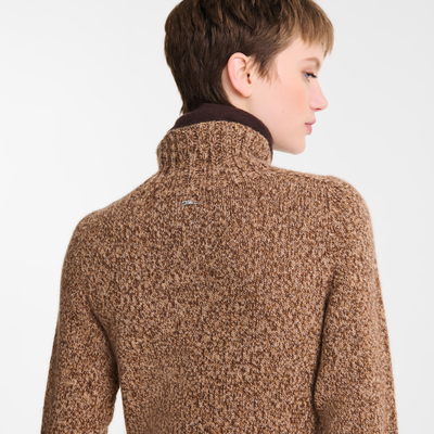 null Long dress, Chocolate