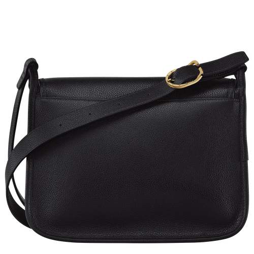 Le Foulonné M Crossbody bag Black - Leather (10154021001) | Longchamp GB