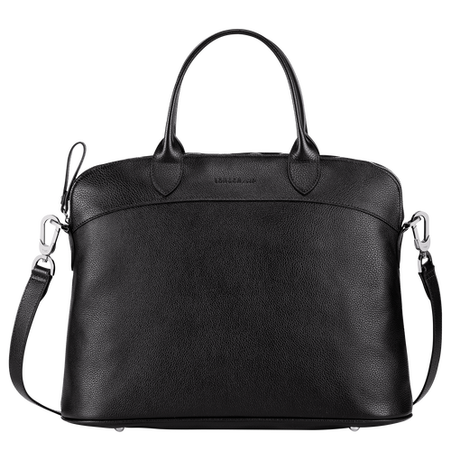 Sac porté main M Le Foulonné Noir (10093021047) | Longchamp FR Sac porté main M Le Foulonné Noir (10093021047) | Longchamp FR