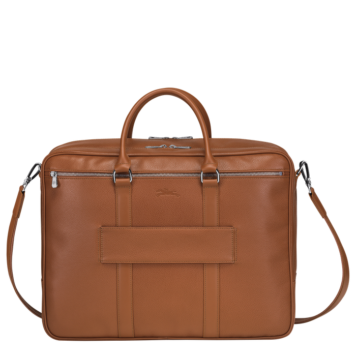 Briefcase L Le Foulonné Caramel (L2129021F72) | Longchamp US