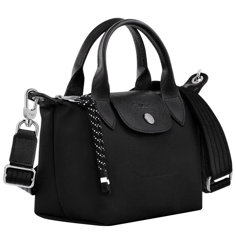 Le Pliage Energy XS Handbag , Black - Recycled canvas  - View 3 of  7