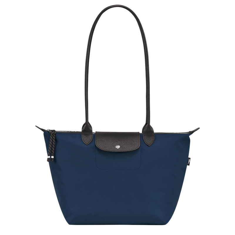 Le Pliage Energy L Tote bag , Navy - Recycled canvas  - View 1 of  6